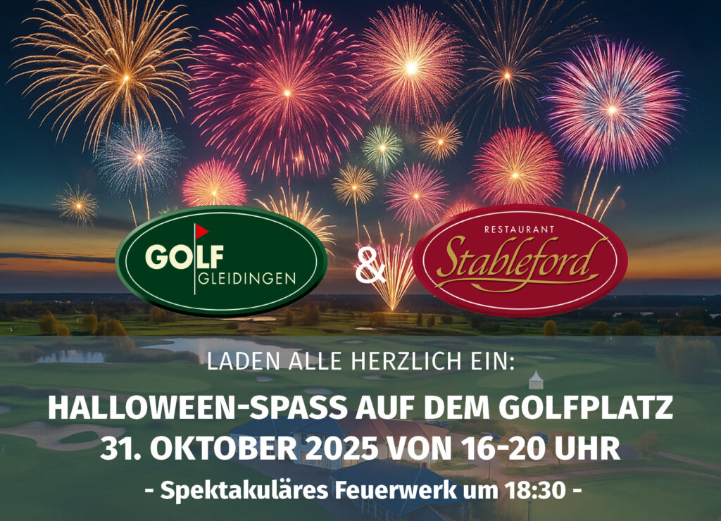🎃 Feuerwerk auf dem Golfplatz in Gleidingen 🎆