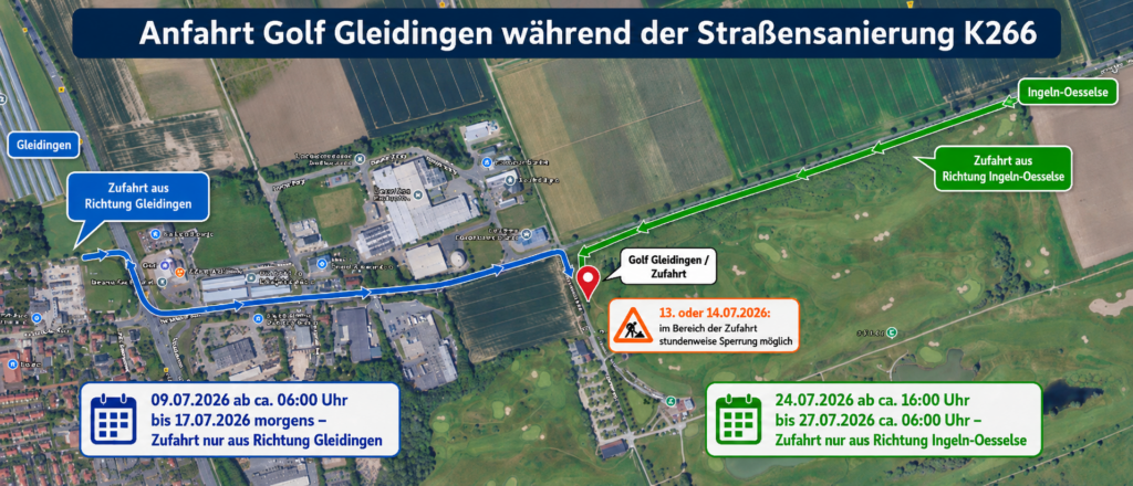 Aktuelle Informationen zur Straßensanierung der K266