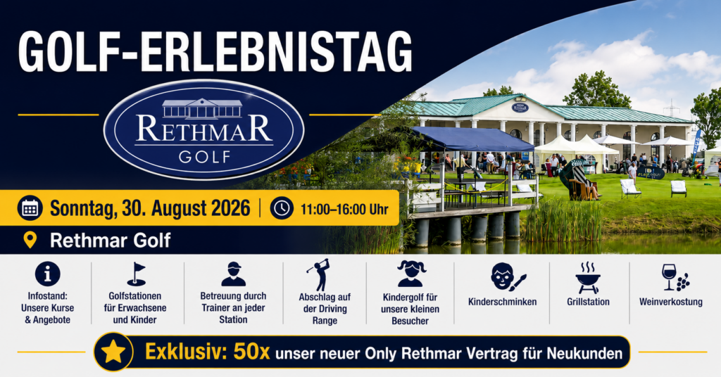 Golf-Erlebnistag 2026 - Rethmar Golf